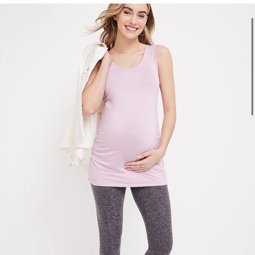 Flawless Scoop Neck Maternity Tank